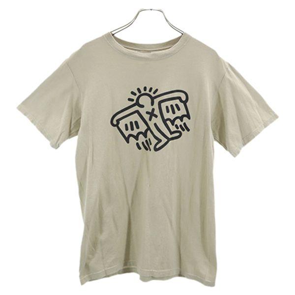 ビューティーアンドユース キースヘリング プリント 半袖 Tシャツ S ベージュ系 Beauty Youth ユナイテッドアローズ メンズ 古着 2703 メール便可 Bof Fre Mts Big 2nd 通販 Yahoo ショッピング