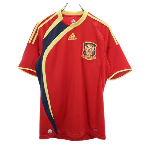 アディダス スペイン代表 サッカーウェア M 赤 金 黒 Adidas 応援ウェア 応援tシャツ プルスウルトラ メンズ 古着 2808 メール便可 Bof Fre Mst Big 2nd 通販 Yahoo ショッピング