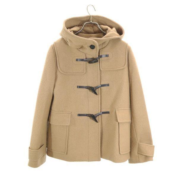 ジーユー ウールブレンド コート M 茶系 Gu フード レディース 古着 1231 Bof Fre 07 Wco Big 2nd 通販 Yahoo ショッピング