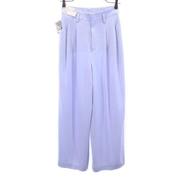 ユニクロ ドレープワイドパンツ S ブルー系 Uniqlo 未使用 レディース 古着 2407 Pd Bof Lng Whp Big 2nd 通販 Yahoo ショッピング