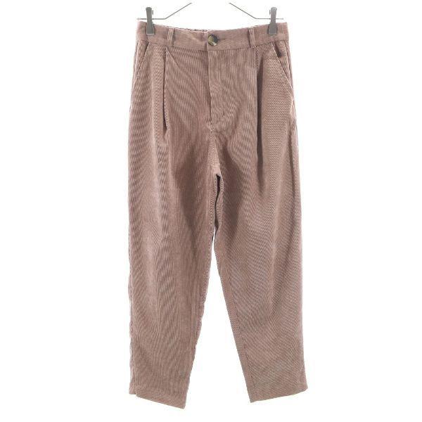 ジーユー ライトコーデュロイタックテーパードパンツ L 茶系 Gu レディース 古着 Bof Lng 6525 Whp Big 2nd 通販 Yahoo ショッピング