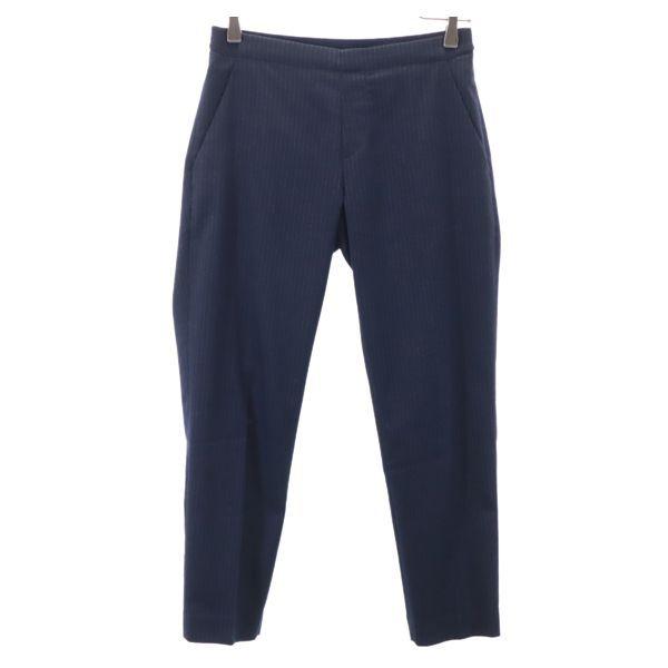 ユニクロ ストライプ アンクルパンツ S 紺 Uniqlo スリム クロップド レディース 古着 Bof Lng 6593 Whp Big 2nd 通販 Yahoo ショッピング