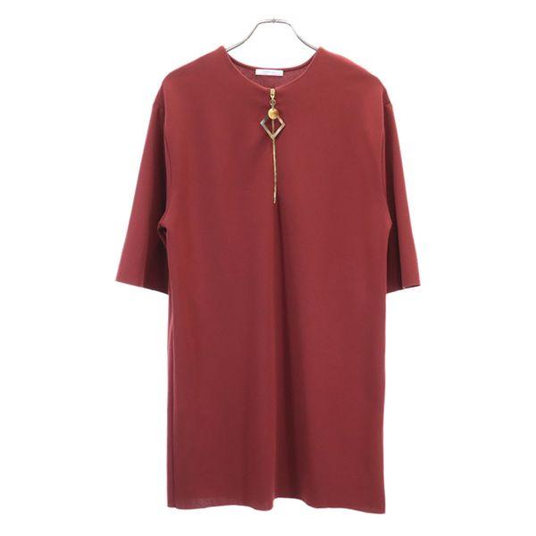 美品 ザラベーシック 7分袖 ワンピース M えんじ Zara Basic レディース 古着 0907 Bof Nag 1016 Wht Big 2nd 通販 Yahoo ショッピング