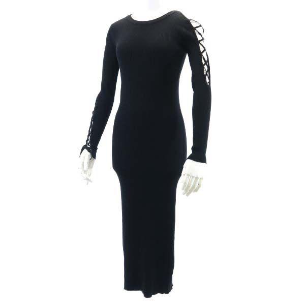 ザラ Knit ワンピース M ブラック Zara 長袖 リブ ニット 編み上げ レディース 古着 0918 Bof Nag 1073 Wht Big 2nd 通販 Yahoo ショッピング