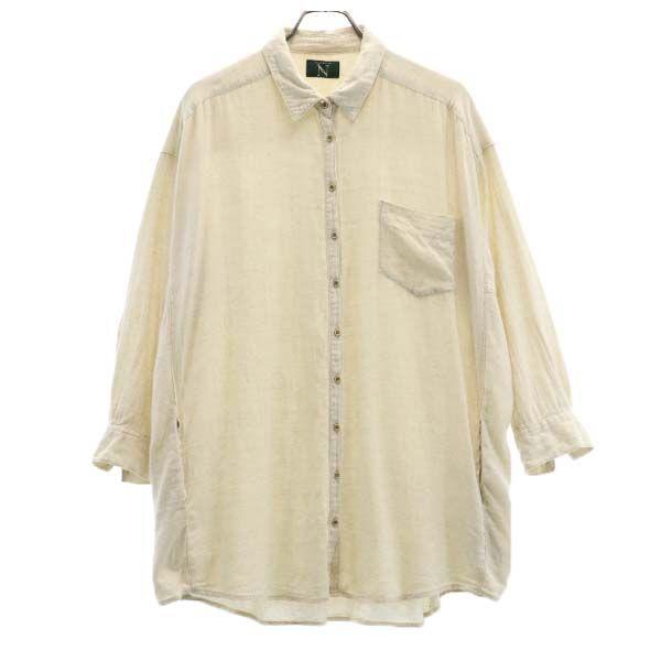 アールエヌエー 長袖シャツ ワンピース M きなり Rna レディース 古着 1006 Bof Nag 1177 Wht Big 2nd 通販 Yahoo ショッピング
