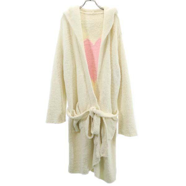 ピーチジョン ガウン ハート ロング カーディガン ワンサイズ アイボリー Peach John ルームウェア レディース 古着 Bof Nag 2741 Wht Big 2nd 通販 Yahoo ショッピング