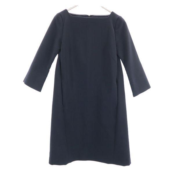 デミルクスビームス スクエアネック 7分袖 ワンピース 36 濃紺 Demi Luxe Beams レディース 古着 Bof Nag 3157 Wht Big 2nd 通販 Yahoo ショッピング