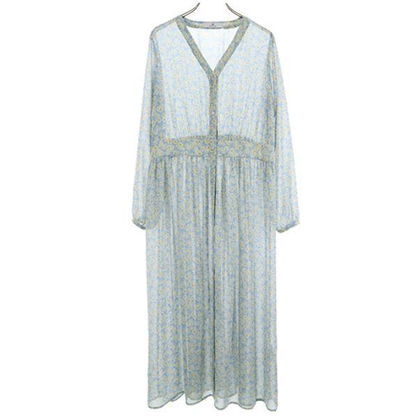 アーバンリサーチ Sonny Label シフォン 小花柄 ワンピース ブルー系 Urban Research レディース 古着 Bof Nag 3192 Wht Big 2nd 通販 Yahoo ショッピング