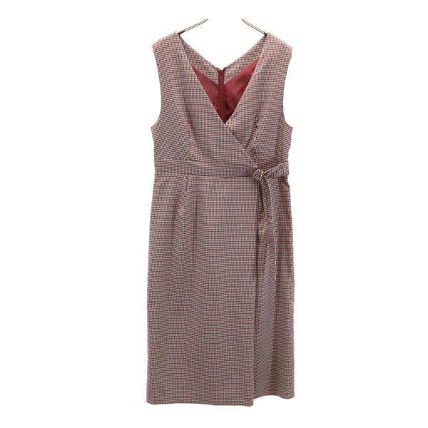 インデックス ノースリーブ カシュクール ワンピース M えんじ系 Index レディース 古着 Bof Nag 3477 Wht Big 2nd 通販 Yahoo ショッピング