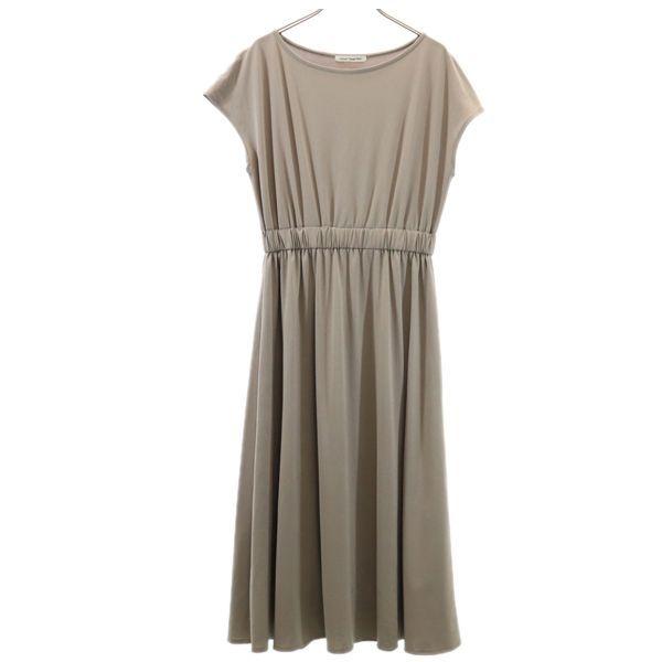 ナチュラルビューティーベーシック ワンピース M ベージュ Natural Beauty Basic フレンチ袖 ロング レディース 古着 Bof Nag 3609 Wht Big 2nd 通販 Yahoo ショッピング