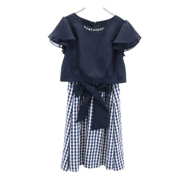 パターンフィオナ ギンガムチェック ワンピース ネイビー系 Pattern Fiona バックジップ レディース 古着 Bof Nag 38 Wht Big 2nd 通販 Yahoo ショッピング
