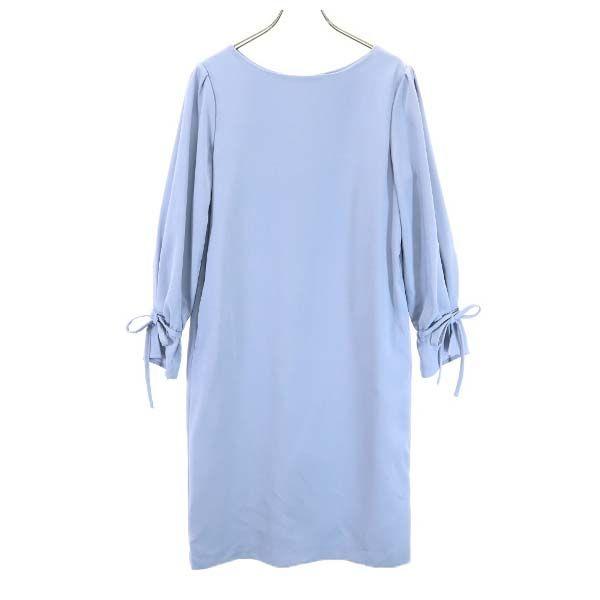 インデックス ワンピース M ブルー系 Index 袖リボン バックボタン 長袖 レディース 古着 Pd Bof Nag 4438 Wht Big 2nd 通販 Yahoo ショッピング