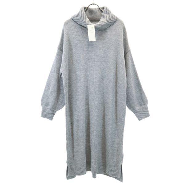 未使用 アースミュージックアンドエコロジー タートルネックニット ワンピース F グレー系 Earth Music Ecology レディース 古着 2125 Bof Nag 6178 Wht Big 2nd 通販 Yahoo ショッピング