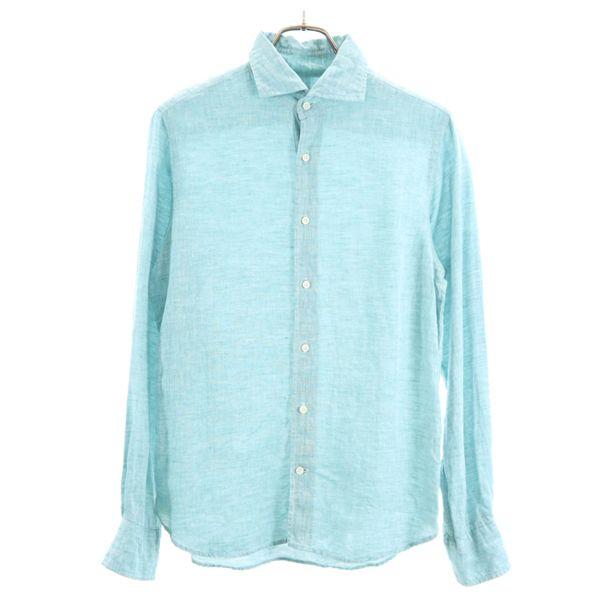 ユナイテッドアローズ グリーンレーベル リネン 長袖 シャツ S 緑系 United Arrows カジュアルシャツ メンズ 古着 0711 メール便可 Bof Top 7052 Mls Big 2nd 通販 Yahoo ショッピング