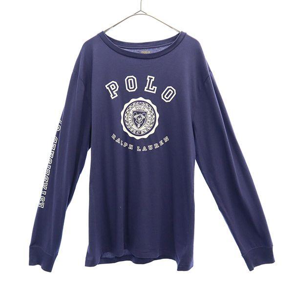 未使用 ポロラルフローレン プリント柄 長袖 Tシャツ XL（18-20