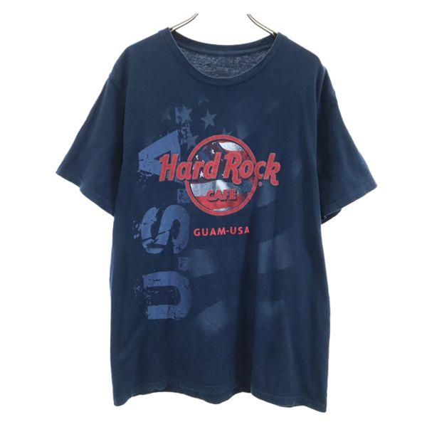 ハードロックカフェ グアム プリント 半袖 Tシャツ M 紺 Hard Rock Cafe Guam Usa メンズ 古着 メール便可 Br Fre Mts Big 2nd 通販 Yahoo ショッピング