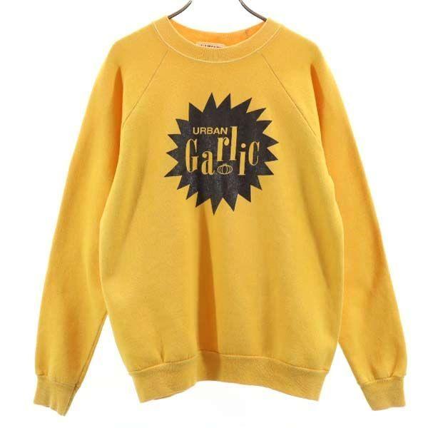 クオーターズ Usa製 プリント スウェット トレーナー M オレンジ Quarters メンズ 古着 Pd Br Fre Mtr Big 2nd 通販 Yahoo ショッピング