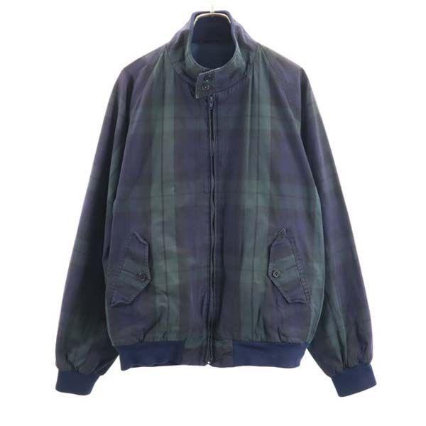 バラクータ ブルーライン チェック柄 スイングトップ 38 紺系 Baracuta Blue Line ジップ ブルゾン メンズ 古着 1102 Br Fre 37 Mhj Big 2nd 通販 Yahoo ショッピング