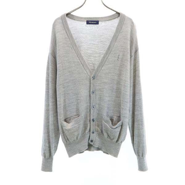 イヴサンローラン ウール カーディガン M グレー Yves Saint Laurent 長袖 ニット メンズ 古着 1103 Br Fre 4074 Mca Big 2nd 通販 Yahoo ショッピング