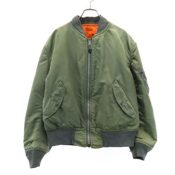 アルファ 90ｓ Usa製 Ma 1 フライトジャケット ミリタリージャケット M カーキ Alpha メンズ 古着 13 Br Fre 6650 Mhj Big 2nd 通販 Yahoo ショッピング