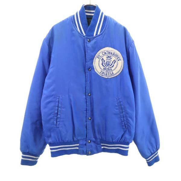ヴィンテージ 80s スタジャン 青 Vintage 中綿 メンズ 古着 14 Br Fre 6935 Mhj Big 2nd 通販 Yahoo ショッピング