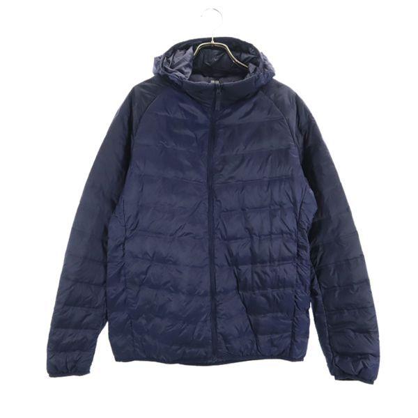 ユニクロ シームレス ダウンジャケット M 紺 Uniqlo パーカー フード付 メンズ 古着 16 Br Fre 7061 Mdj Big 2nd 通販 Yahoo ショッピング