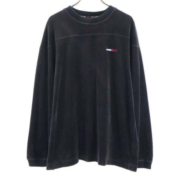 トミーヒルフィガー ベロア調 スウェット M ダークグレー Tommy Hilfiger 長袖 トレーナー メンズ 古着 15 Br Fre 7114 Mtr Big 2nd 通販 Yahoo ショッピング