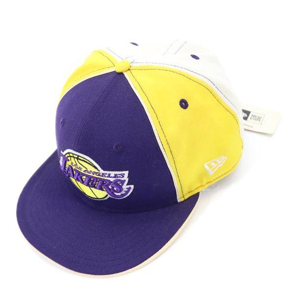 未使用 ニューエラ ロサンゼルスレイカーズ キャップ 62.5 パープル系