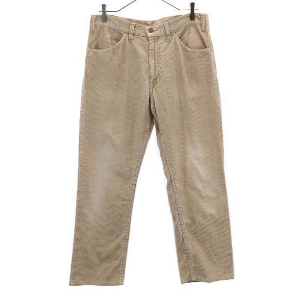 リーバイス 80s USA製 コーデュロイパンツ ベージュ Levi's 42TAOLN 白