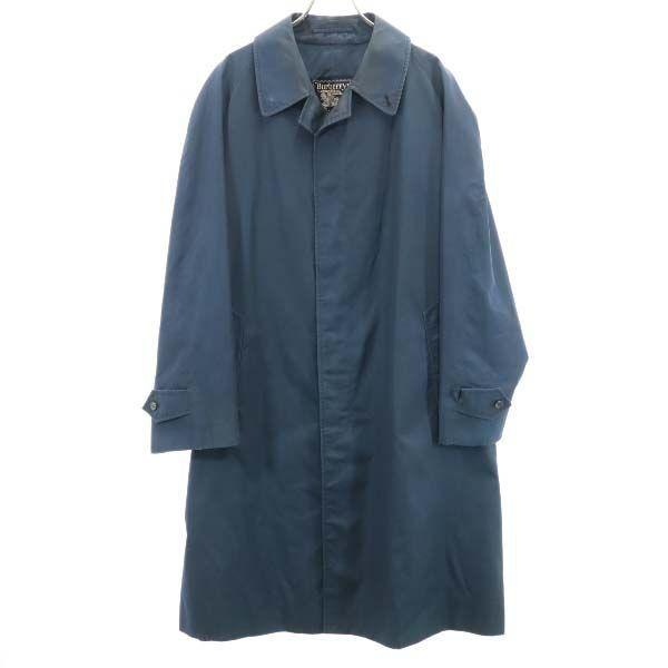 バーバリー 80s ステンカラー コート Rel 紺系 Burberrys ヴィンテージ メンズ 古着 14 Br Nag 16 Mco Big 2nd 通販 Yahoo ショッピング