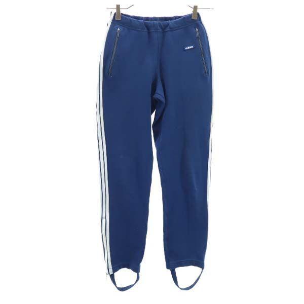 アディダス 70s デサント製 ナイロン ジャージパンツ 1 紺 Adidas スポーツ ロゴ刺繍 足掛け紐 3ライン ヴィンテージ メンズ 古着 Br Spt 2103 Msb Big 2nd 通販 Yahoo ショッピング