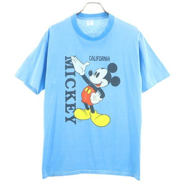 ベルバシーン 90s Usa製 プリント 半袖 Tシャツ L 水色 Velva Sheen ミッキー メンズ 古着 0603 メール便可 Br Top 4165 Mts Big 2nd 通販 Yahoo ショッピング