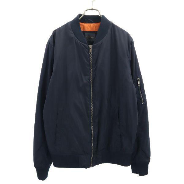 ザラマン Ma 1タイプ ジャケット L 紺 Zara Man ミリタリー ブルゾン メンズ 古着 Fre Mhj Big 2nd 通販 Yahoo ショッピング