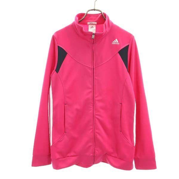 アディダス Climalite ジャージ Ot ピンク Adidas トラック ジップ ジャケット レディース 古着 Fre Wst Big 2nd 通販 Yahoo ショッピング