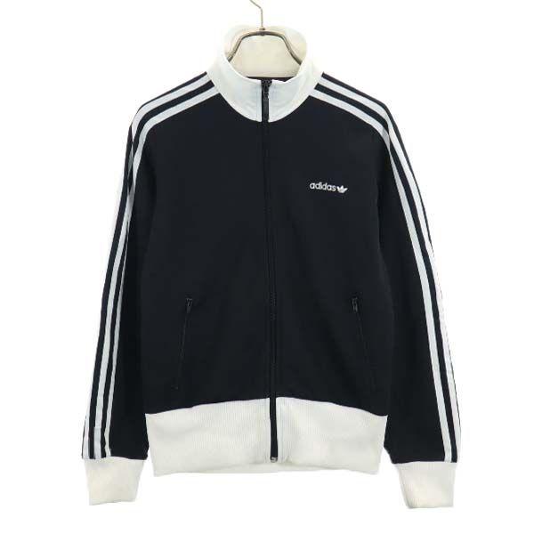 アディダス ライン ジャージ M 黒ｘ白 Adidas スポーツ ジャケット レディース 古着 Fre Wst Big 2nd 通販 Yahoo ショッピング