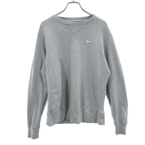 ナイキ スウェット M グレー系 Nike ロゴ刺繍 長袖 トレーナー メンズ 古着 Pdown Fre Mtr Big 2nd 通販 Yahoo ショッピング