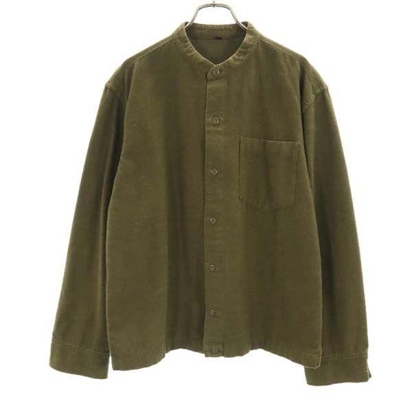 無印良品 バンドカラー 長袖 シャツ M モスグリーン 良品計画 メンズ 古着 Fre Mls Big 2nd 通販 Yahoo ショッピング
