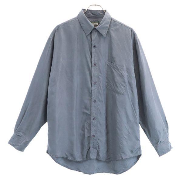 ユニクロ シルク 長袖 シャツ L グレー Uniqlo オールド メンズ 古着 0928 メール便可 Fre 1394 Mls Big 2nd 通販 Yahoo ショッピング