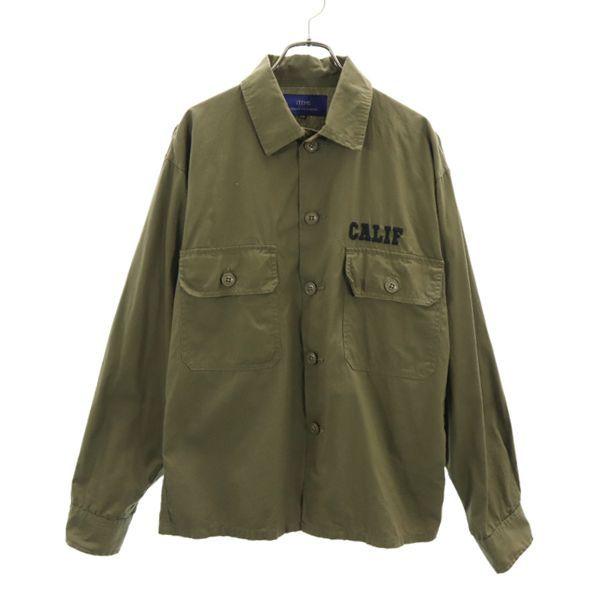 アーバンリサーチ Items 刺繍入り ファティーグシャツ ジャケット 38 カーキ Urban Research メンズ 古着 メール便可 Fre Mhj Big 2nd 通販 Yahoo ショッピング