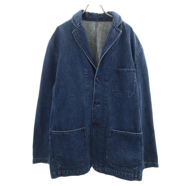 グリーンレーベルリラクシング テーラード デニムジャケット L Green Label Relaxing ユナイテッドアローズ United Arrows メンズ 古着 Fre Mjj Big 2nd 通販 Yahoo ショッピング