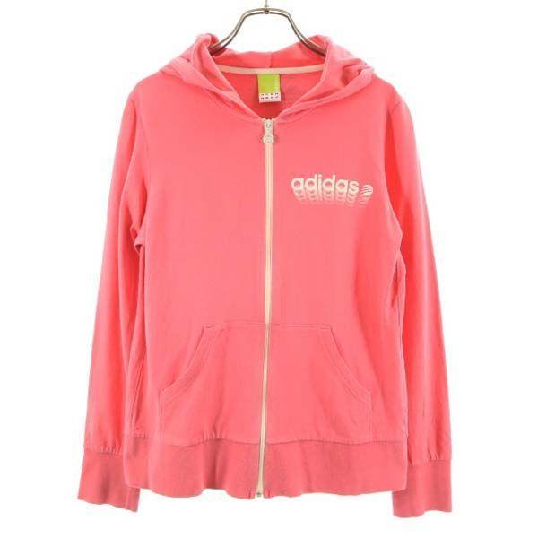 アディダスネオ ロゴ プリント ジップ パーカー L サーモンピンク系 Adidas Neo レディース 古着 Fre Wst Big 2nd 通販 Yahoo ショッピング