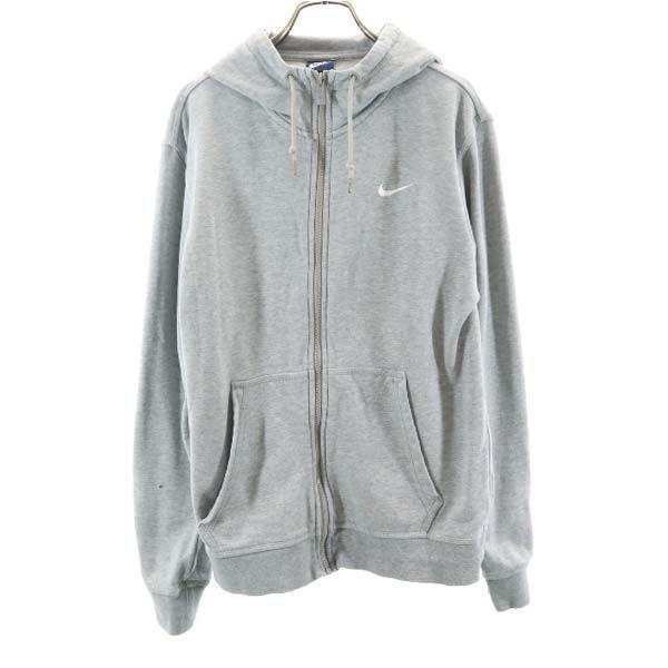 ナイキ 刺繍 ジップパーカー M グレー Nike スウェット メンズ 古着 Fre Mtr Big 2nd 通販 Yahoo ショッピング