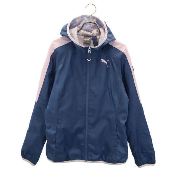 プーマ ウインドブレーカー M ネイビーグレーｘピンク Puma スポーツ トラック ジャケット 裏メッシュ レディース 古着 Fre Wst Big 2nd 通販 Yahoo ショッピング