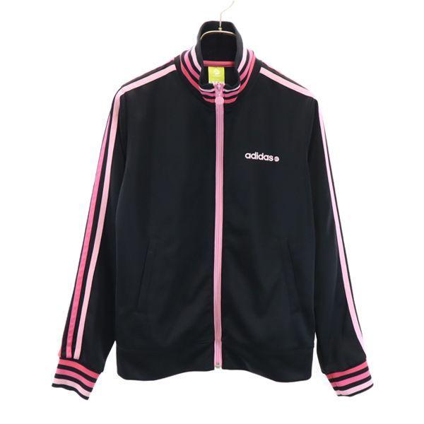 アディダスネオレーベル スポーツ ジャージ S 黒 ピンク Adidas Neo Label ライン ジャケット レディース 古着 Fre Wst Big 2nd 通販 Yahoo ショッピング