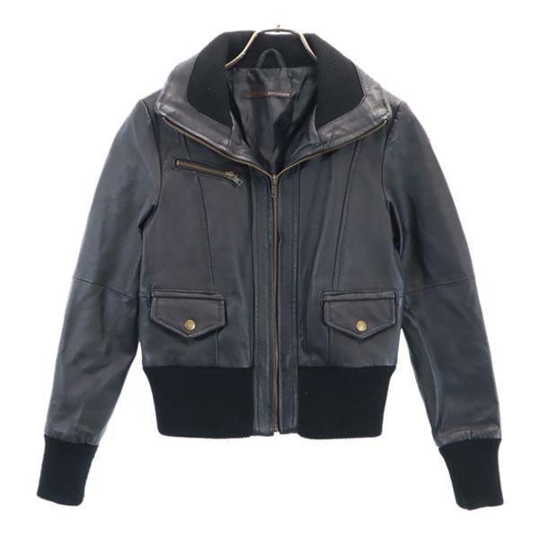ペリキュール レザー ブルゾン 黒 Pellicule 本皮革 ジャケット レディース 古着 1003 Pdown Fre 1685 Wlj Big 2nd 通販 Yahoo ショッピング