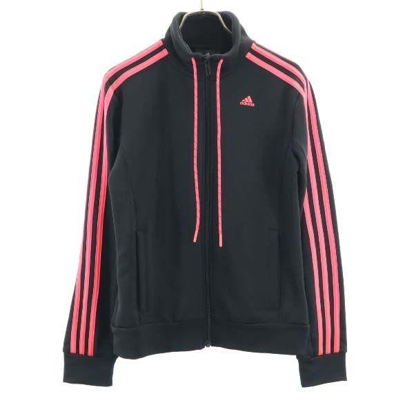 アディダス ジャージ L 黒 ピンクライン Adidas Climalite ウォームアップジャケット スポーツ レディース 古着 Fre Wst Big 2nd 通販 Yahoo ショッピング