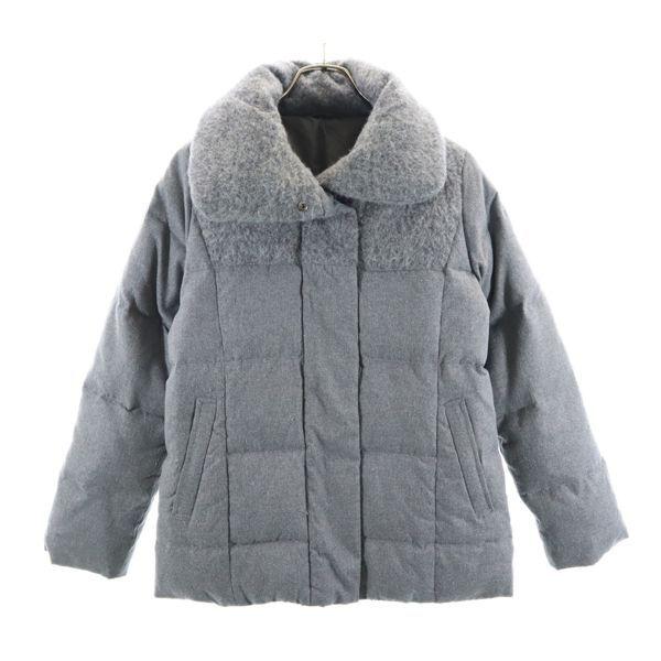 ジーユー ウール切替 ダウンジャケット M グレー Gu レディース 古着 2113 Fre Wdj Big 2nd 通販 Yahoo ショッピング