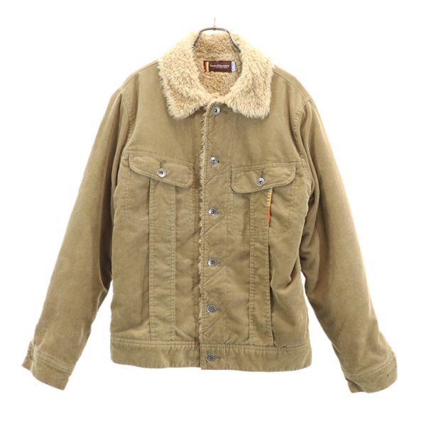 タウンアンドカントリー コーデュロイジャケット M ベージュ Town Country 裏ファー ジージャン風 メンズ 古着 1031 Fre 3694 Mhj Big 2nd 通販 Yahoo ショッピング