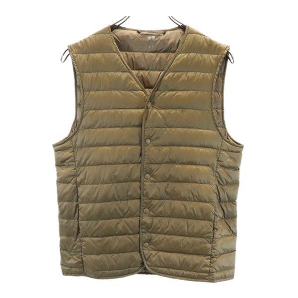 ユニクロ ウルトラライト ダウンベスト S ブラウン系 Uniqlo Vネック 薄手 軽量 インナー メンズ 古着 2304 Pd Fre 387 Mve Big 2nd 通販 Yahoo ショッピング
