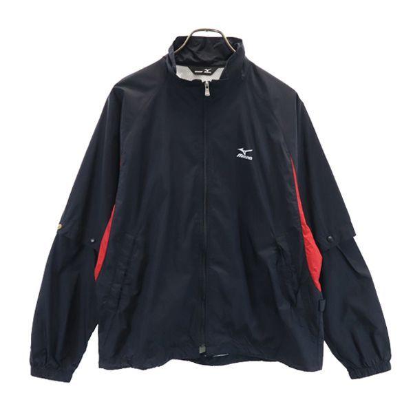 ミズノ 2way ナイロン ウインドブレーカー ゴルフウェア 黒 赤 Mizuno 半袖 ジャケット メンズ 古着 2314 Pd Fre Mst Big 2nd 通販 Yahoo ショッピング